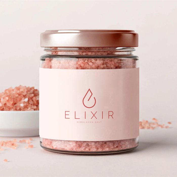 Elixir Himalayan Salt, logo & label design
