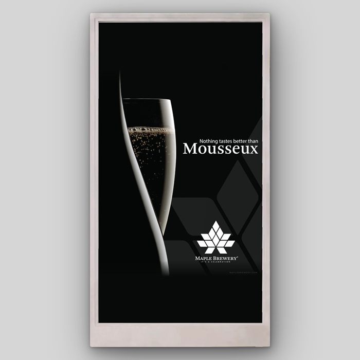 Maple Brewery, outdoor advertising